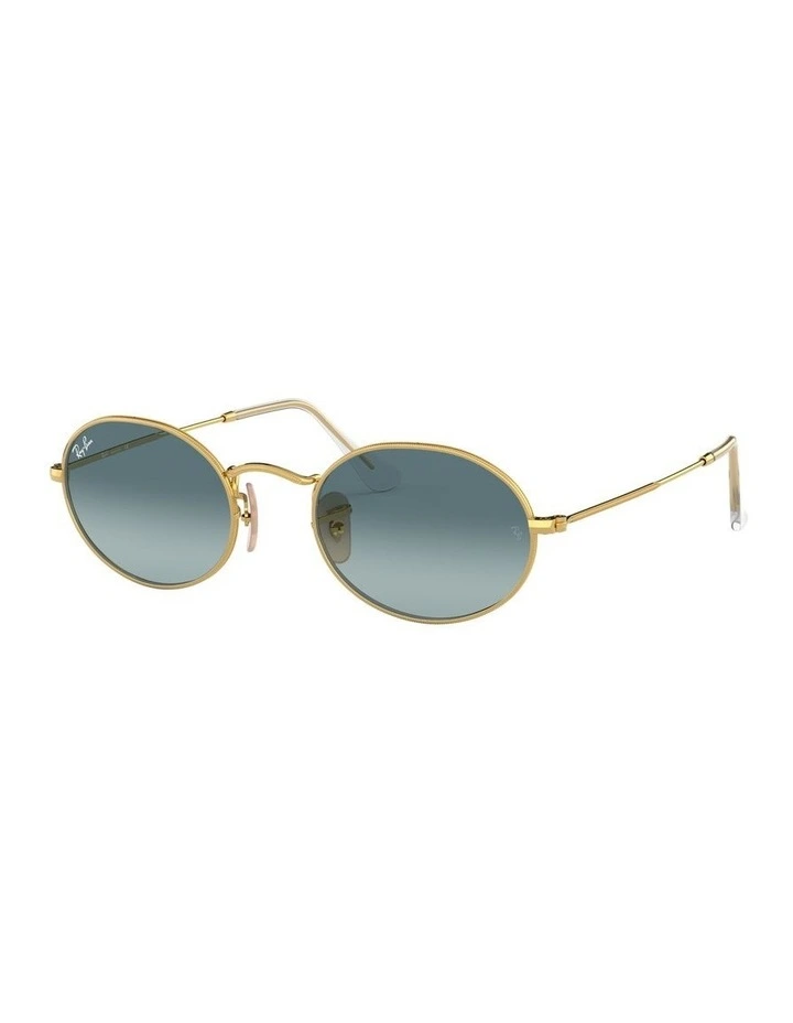 Oval Gold RB3547 Sunglasses