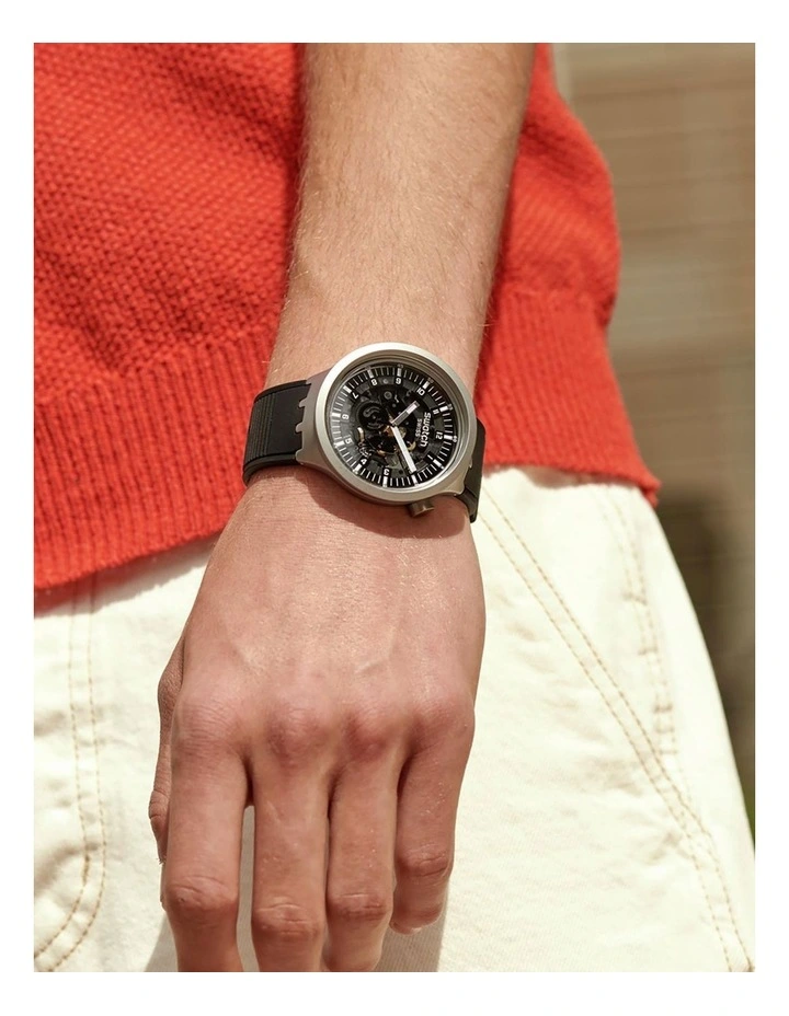 Dark Irony Watch in Black