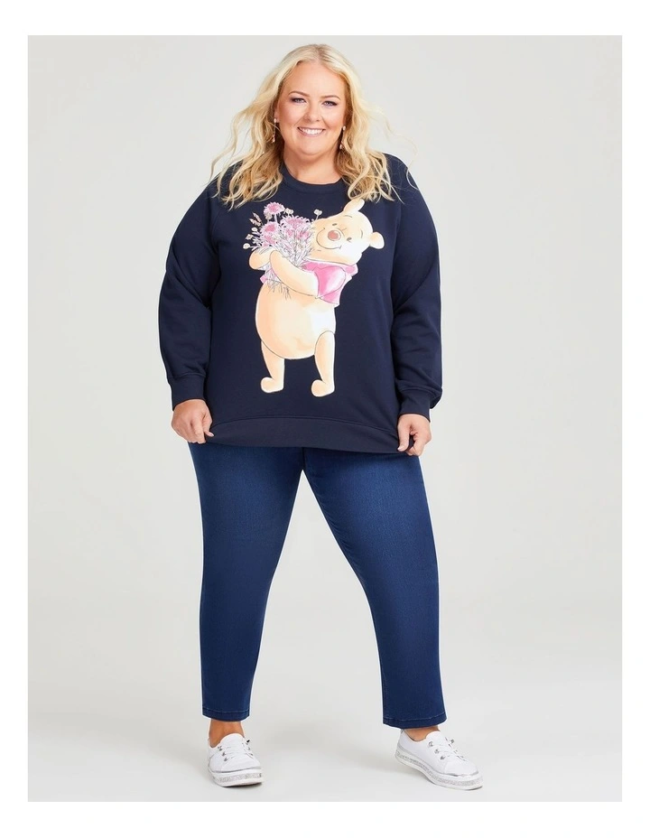 Winnie The Pooh Sweatshirt in Navy