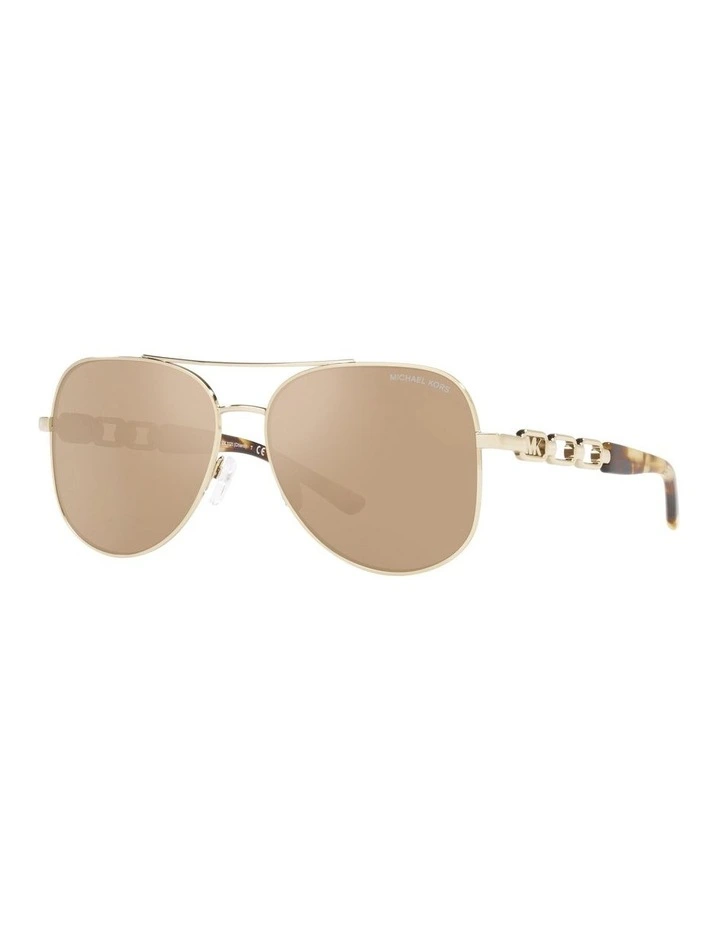 Chianti Sunglasses in Light Gold