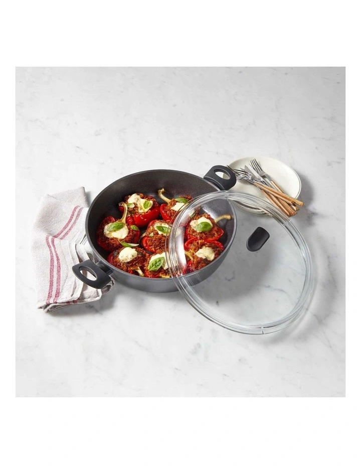 Per Benessere Ceramic Nonstick Induction Covered Sauteuse 32cm/5.7L
