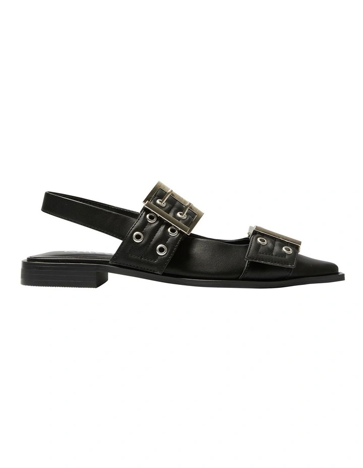 Suzie Flat Shoes in Black