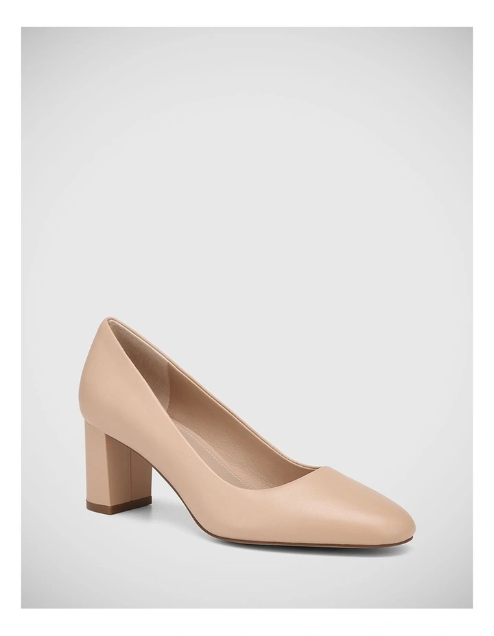 Kenzia Leather Pump in Vintage Pink