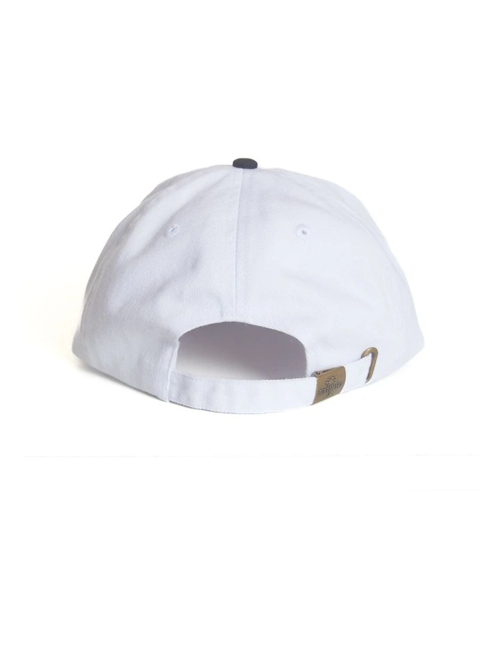 Full Ride 6 Panel Cap in White