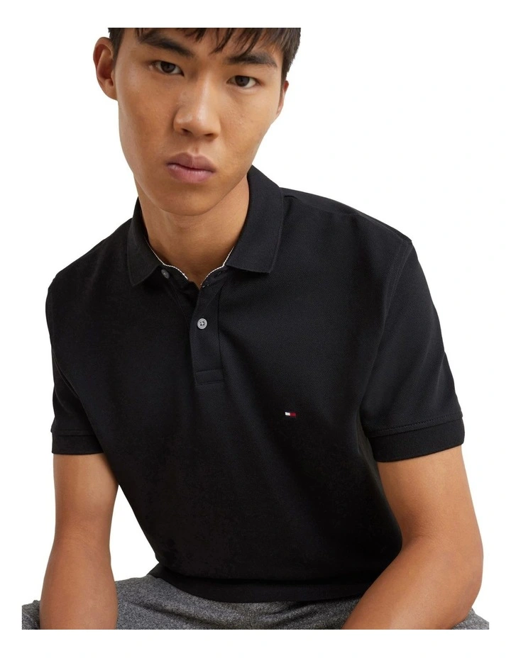 1985 Regular Fit Polo in Black
