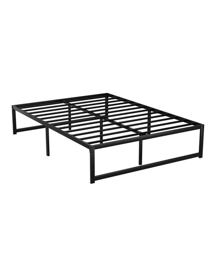 Tino Double Size Metal Bed Frame in Black