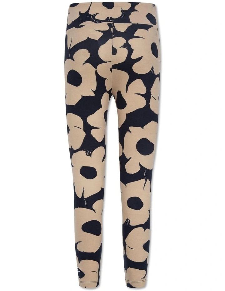 Floral Leggings in Black