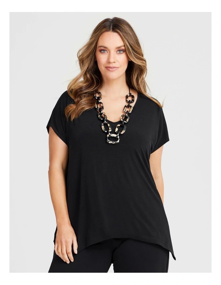 The Brooke Tunic in Black