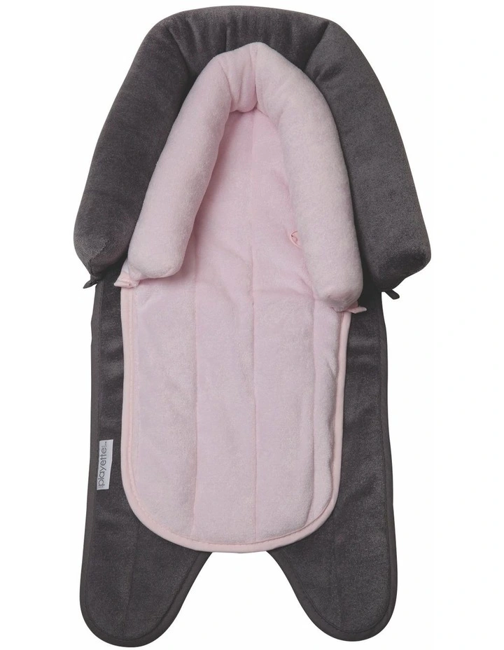 2 in 1 Head Support Charcoal Pink