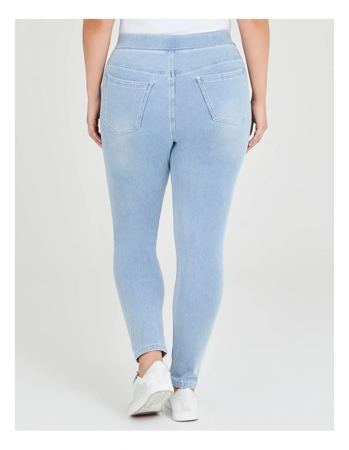 The Best Friend Denim Jegging Light Blue
