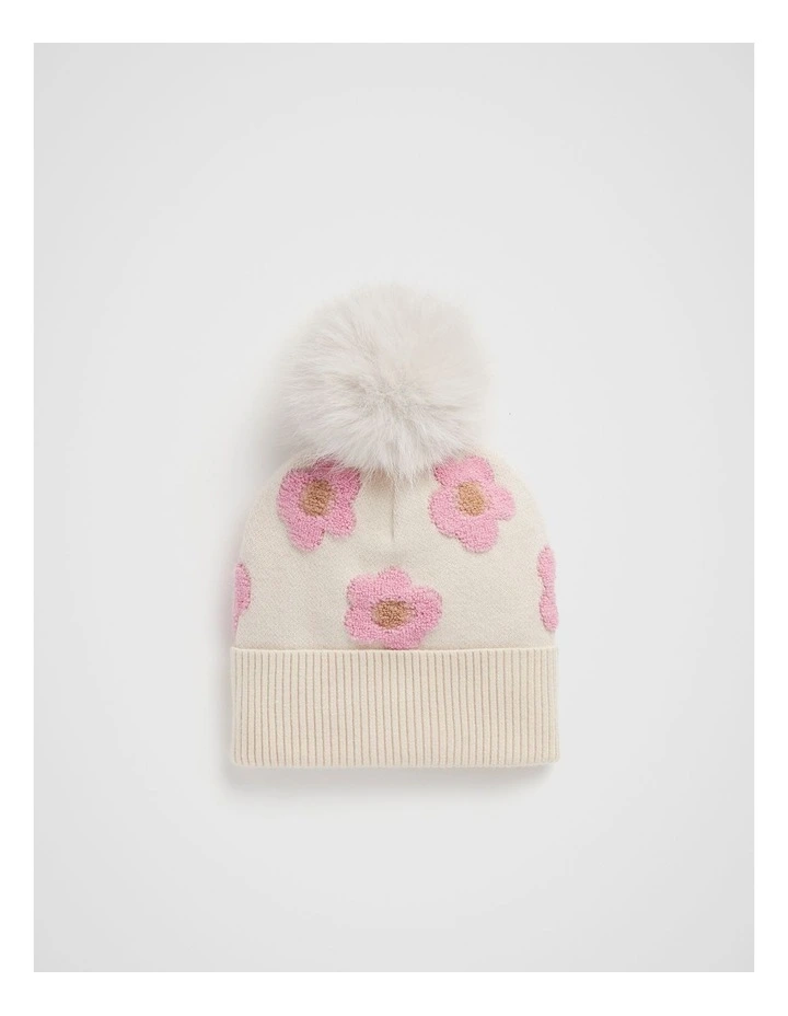 Mini Daisy Beanie in Multi
