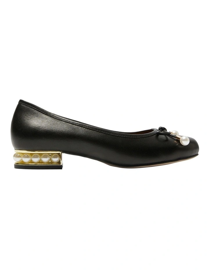 Paris Ballet Flats in Black Glove