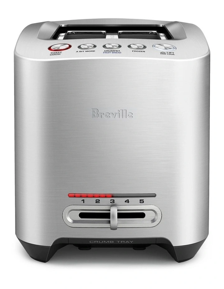 The Smart Toast 2 Slice Toaster BTA825BSS