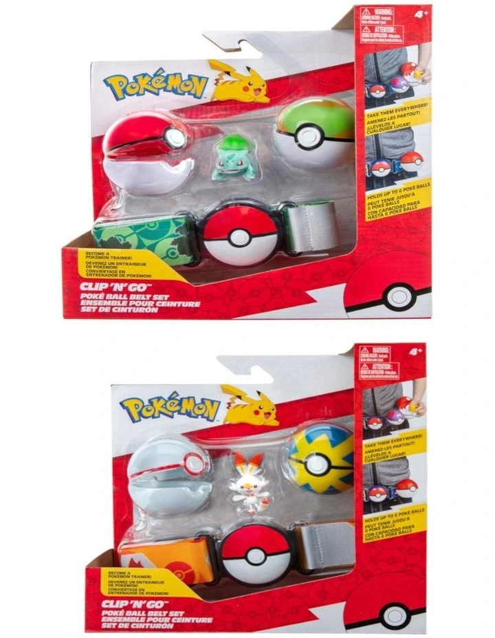 Clip and Go Poke Ball Belt Set