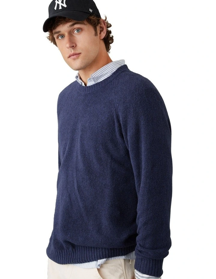 Crewneck Sweater in Blue