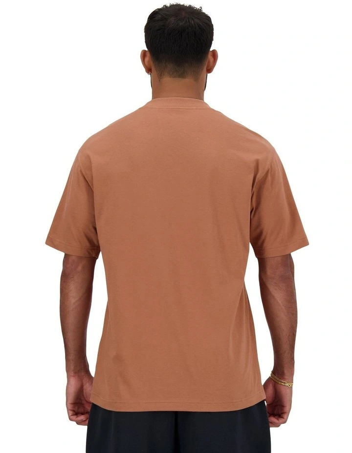 Small Logo Jersey T-shirt in Walnut
