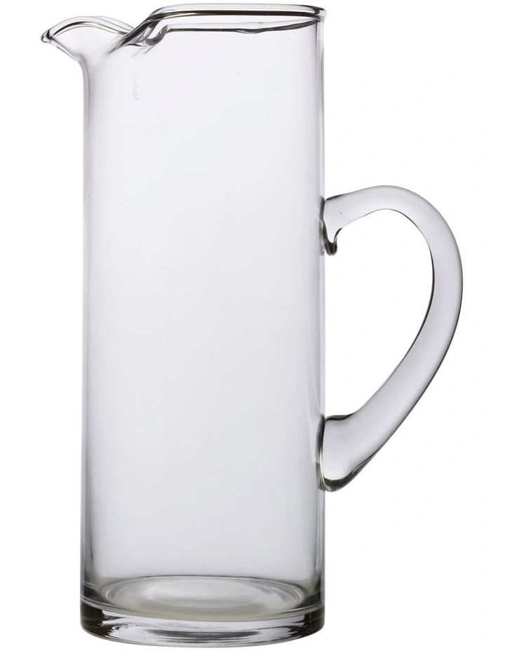 Diamante Cylindrical Water Jug 1.5L in Clear
