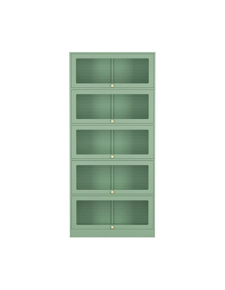 Buffet Sideboard Metal Cabinet in Elia Green