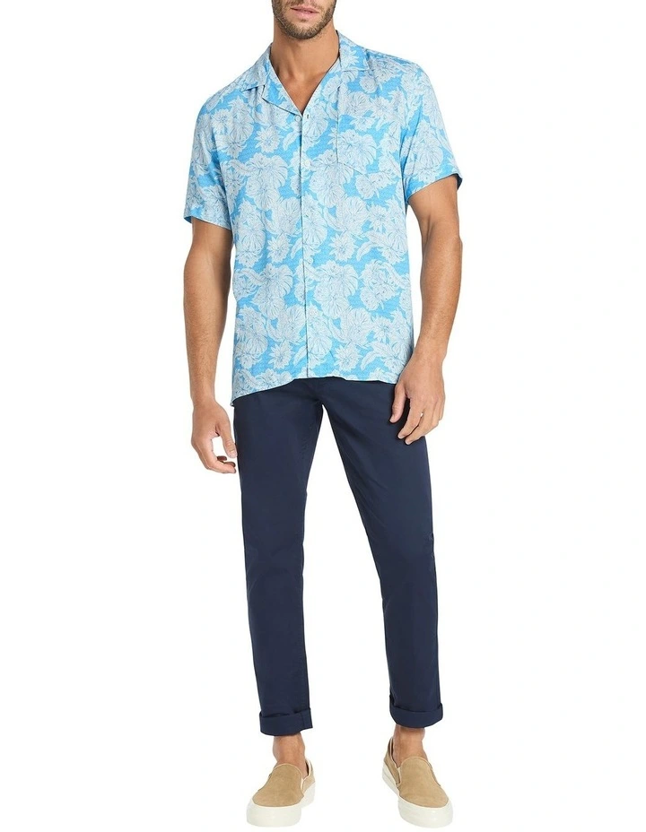 Okinawa Shirt in Blue Multi
