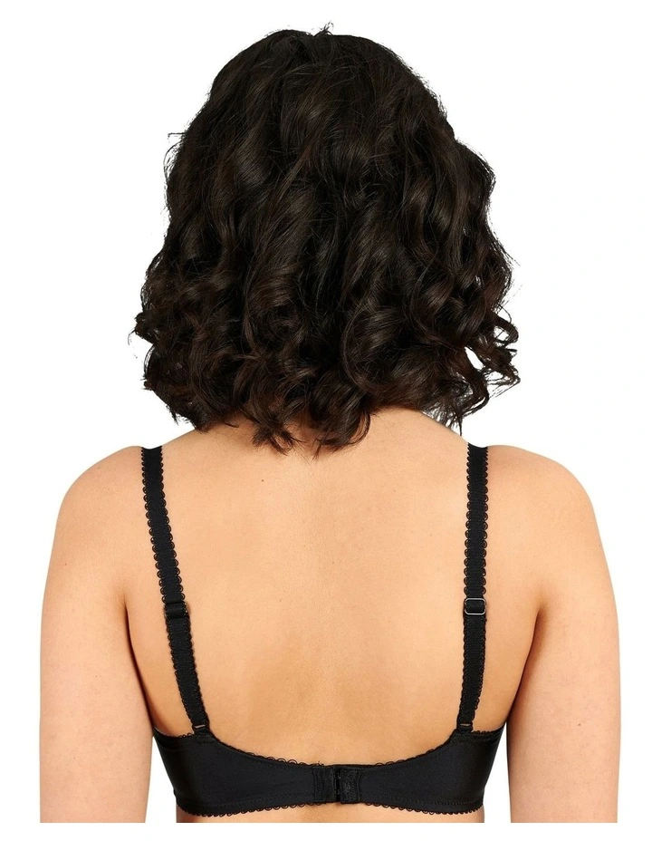 Ariane Full Cup Underwire Lace Bra in Black