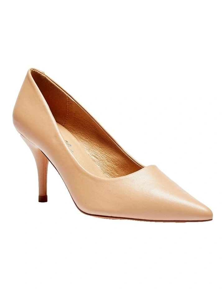 Wendy Nude Smooth Heeled Shoes