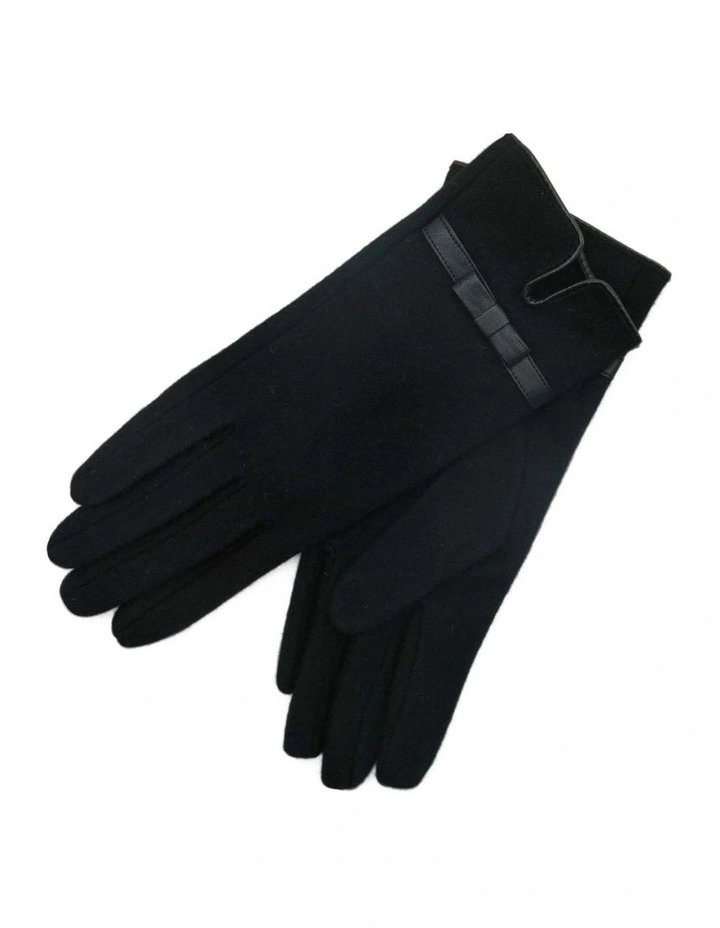 Rosetta Gloves in Black