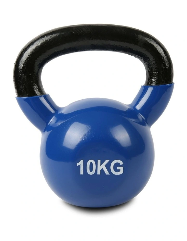 Vinyl Kettlebell 10kg in Blue