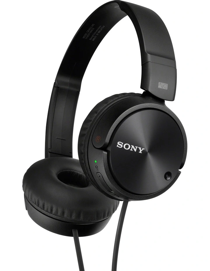 Sony Black On Ear Noise Cancelling Headphones MDRZX110NC