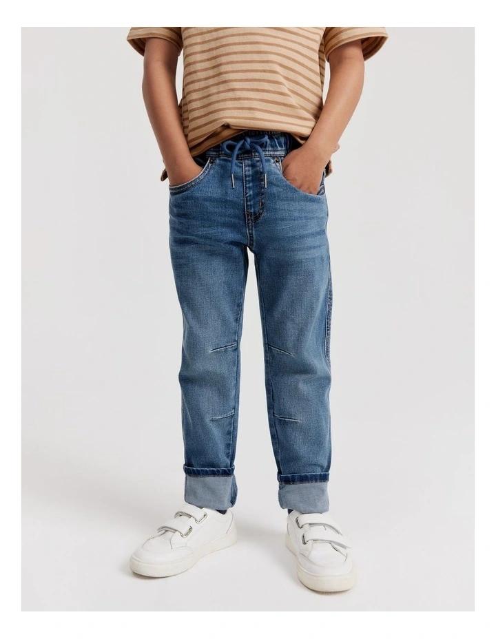 Denim Jogger in Indigo