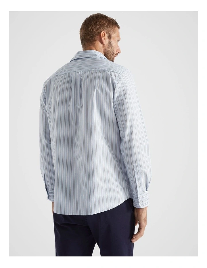 Poplin Shirt in Light Blue