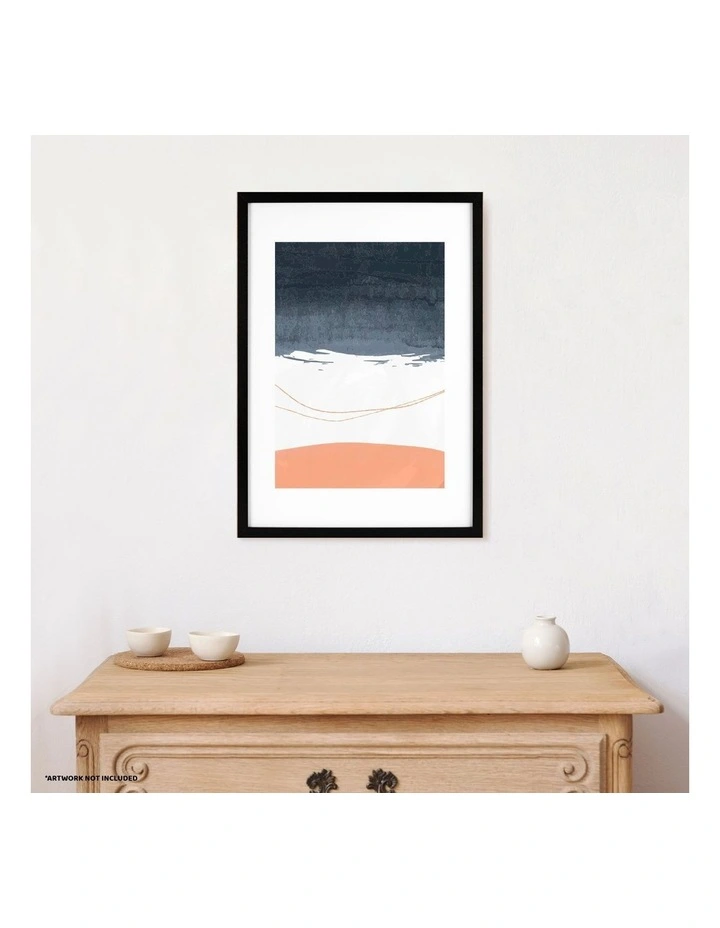 42x59.4cm Matt to 29.7x42cm Photo Frame in Black