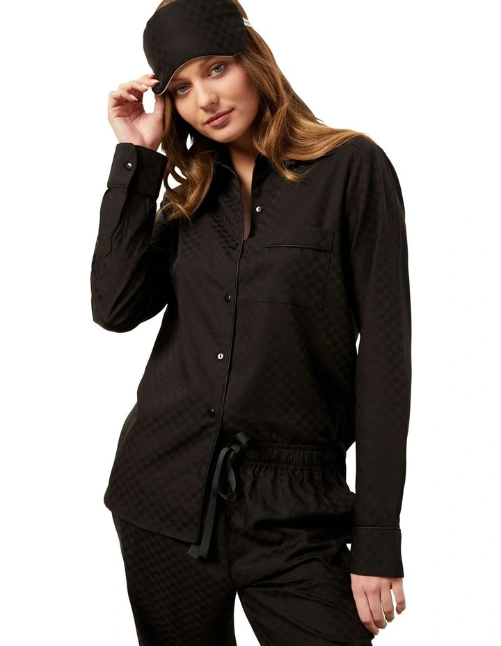 Ash Pyjama Set in Black