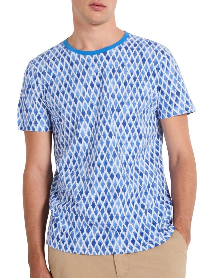 Rockaway T-shirt in Blue Multi