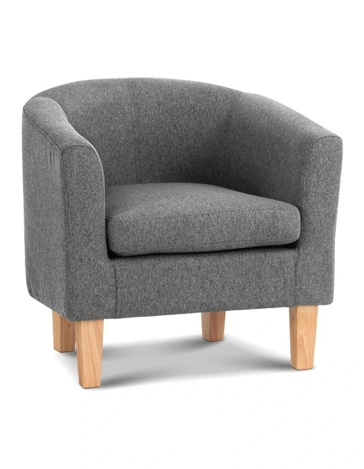 Abby Farbic Armchair Grey