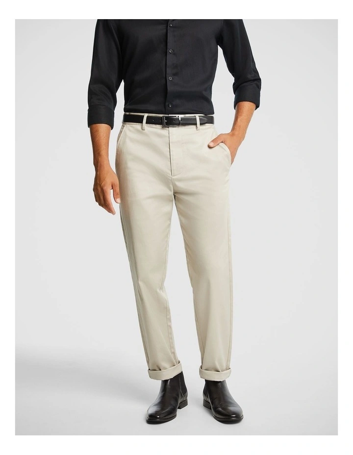 Albert Tapered Chino in Stone