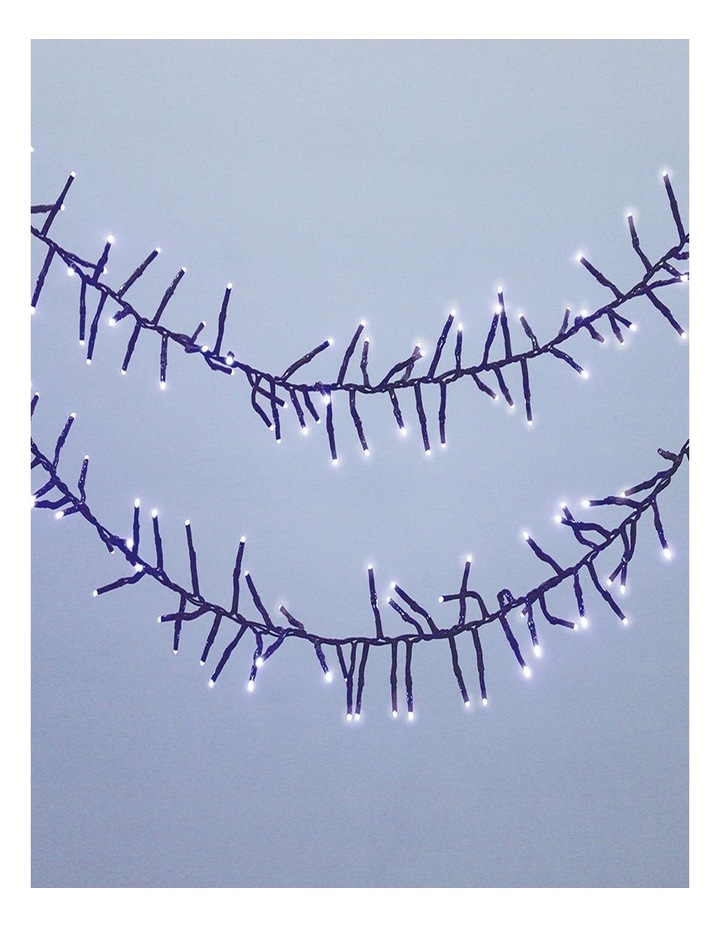 500 LED Connectable Cluster Light 10 Colour Options in White