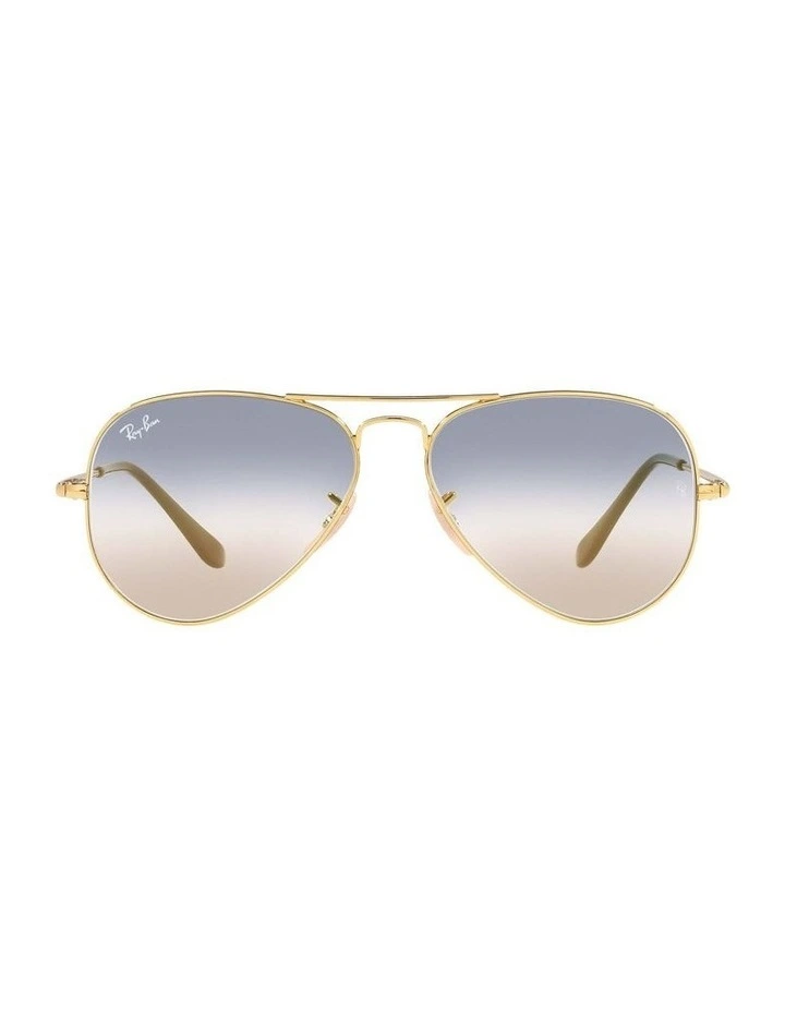 RB3689 Bi-Gradient Gold Sunglasses