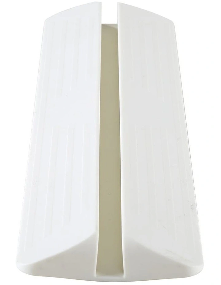 Baby Safety Gate and Pet Barrier Adjustable Door Support Ramp in White