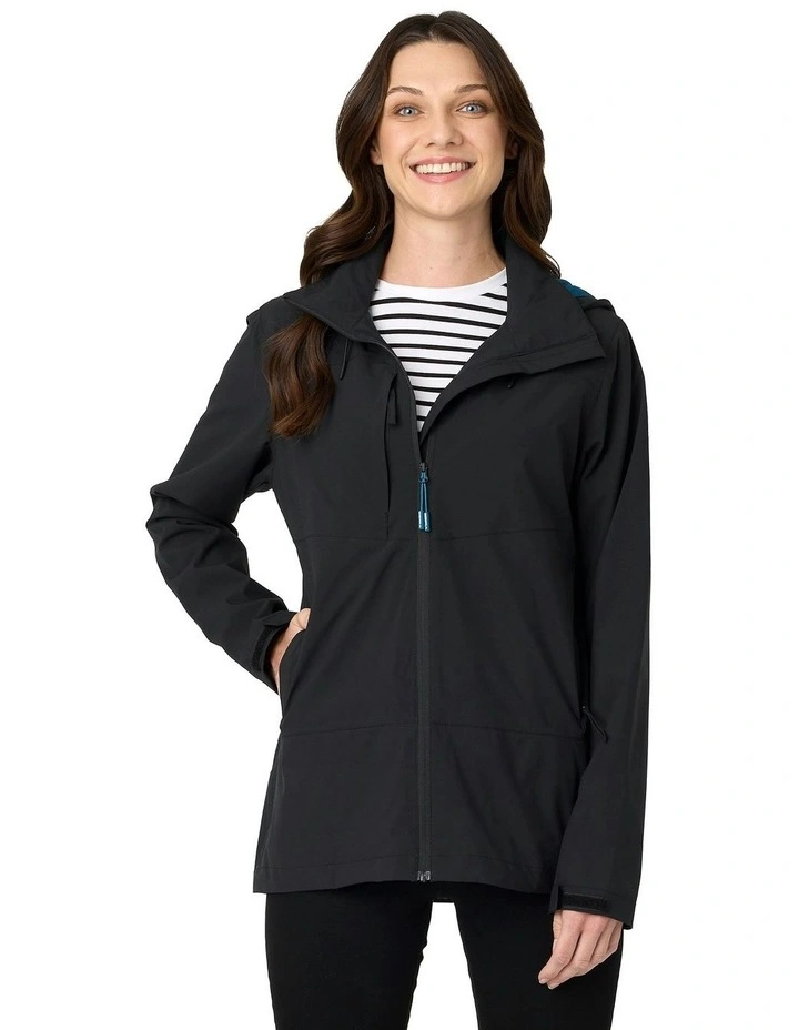 Halley Waterproof Shell Jacket in Black
