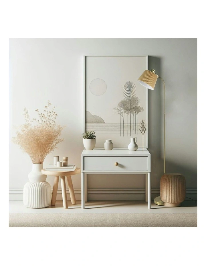 Ruston Floor Lamp in Gold