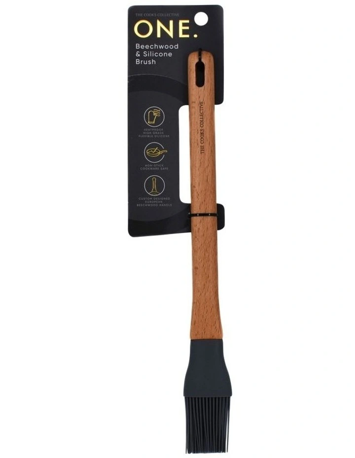 ONE Beechwood/Silicone Brush in Natural