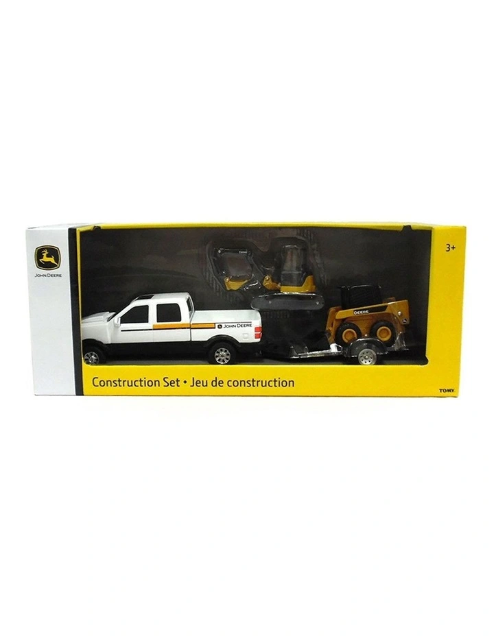 Construction Vehicle Set Trailer/Pickup/Mini Trucks Toys Kids 20cm