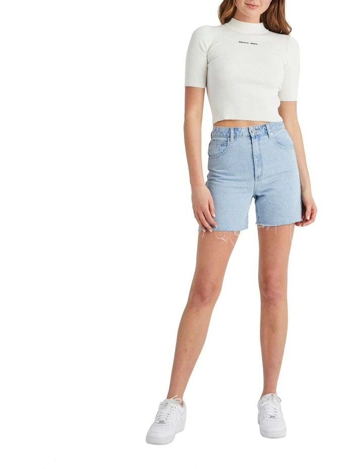 Claudia Cut Off Short in Walk Away Blue