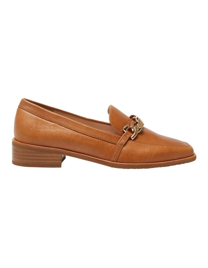 Dalton Flat Loafers in Leather Tan