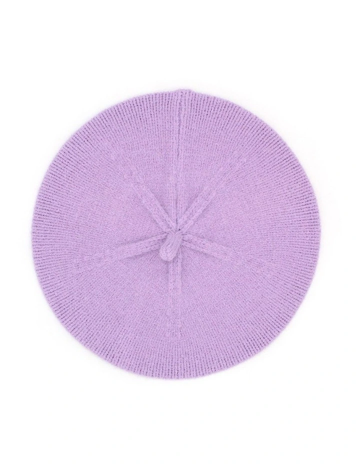 Stevie Beret in Lilac