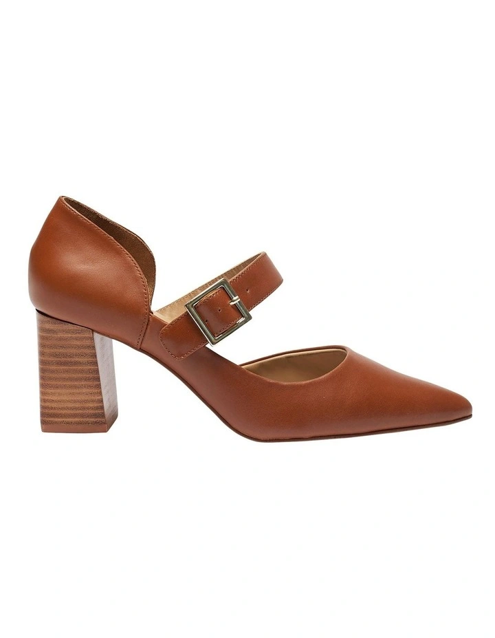 Giselle Cognac Glove Heeled Shoes