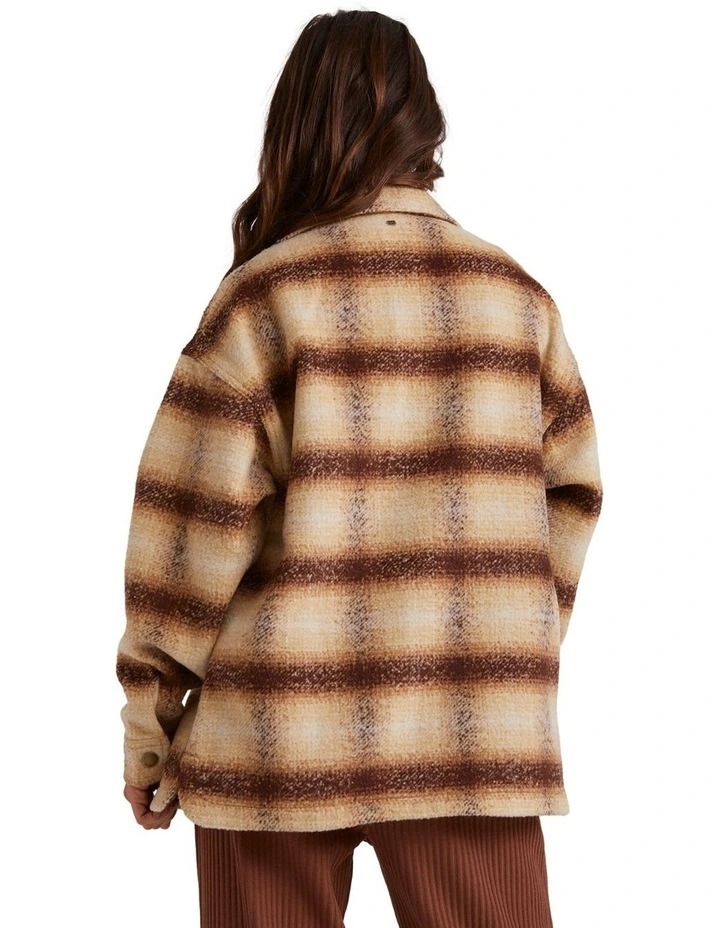 Surf Check Shirtshi in Toasted Coconut