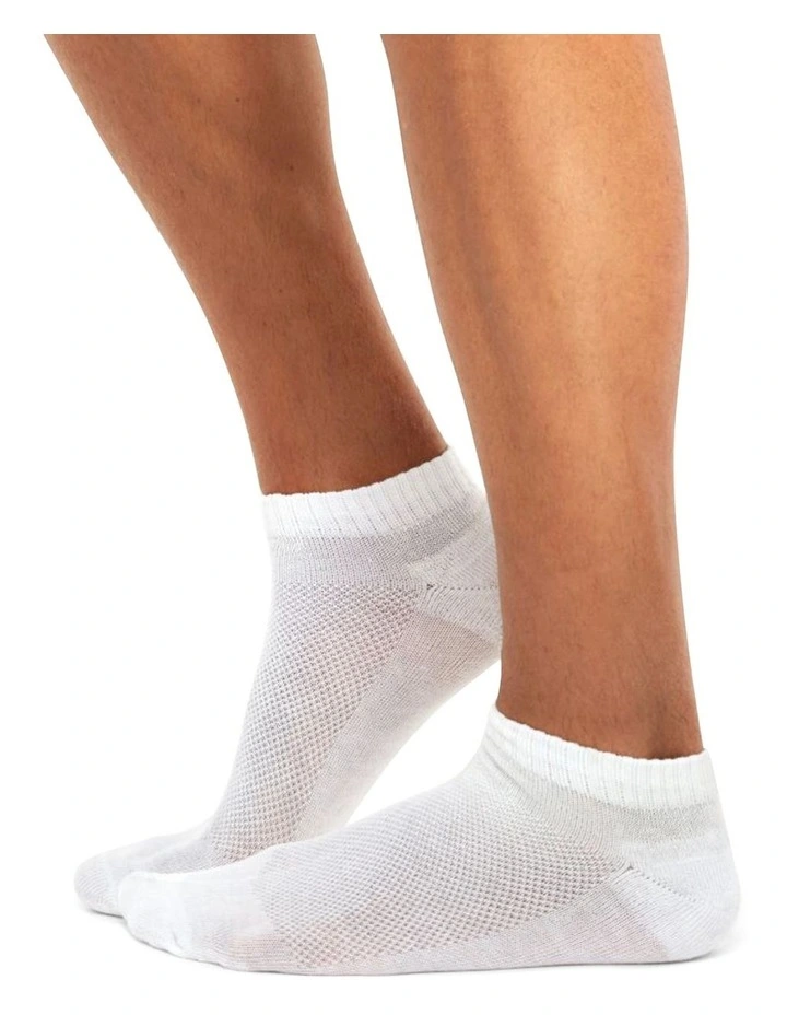 Men's Socks in White 10 Pack