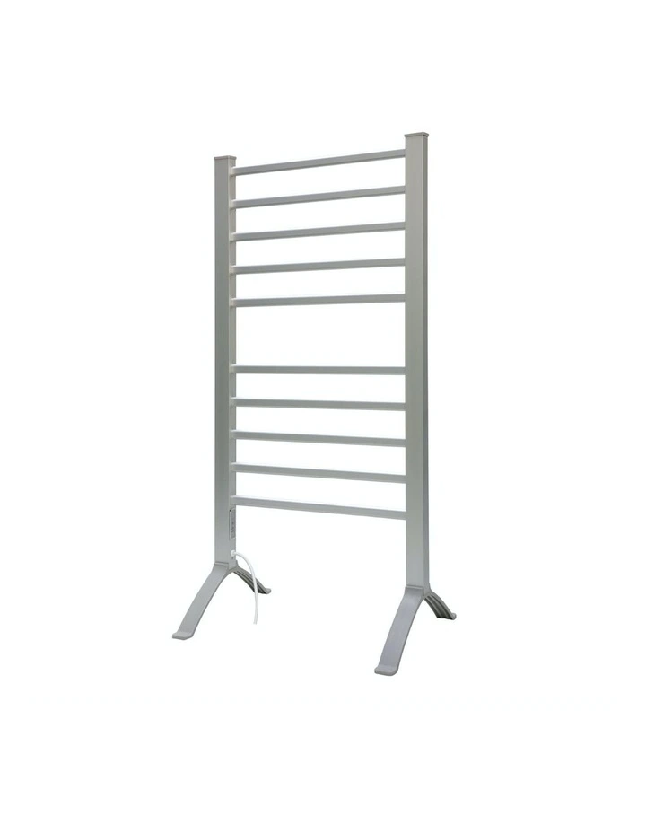 Heated Towel Rack With Timer 160 Watts Silver