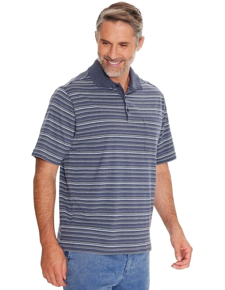 Kyo Kinnersly Polo Shirt in Denim